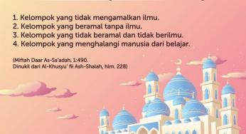 ILMU DULU BARU AMAL