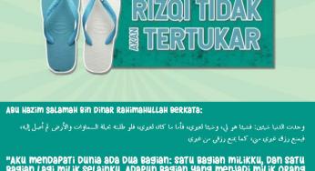 REZEKIKU SUDAH DITETAPKAN