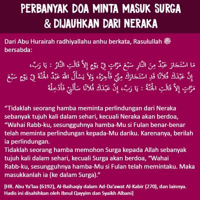 Doa Dijauhkan Dari Neraka Archives - Nasihat Sahabat