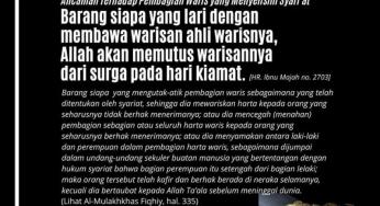 ANCAMAN TERHADAP ORANG-ORANG YANG MENGUBAH KETENTUAN WARISAN