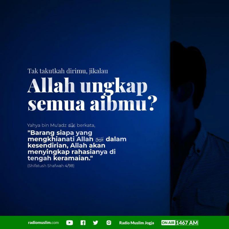 TAKUTLAH BILA ALLAH UNGKAP SEMUA AIBMU