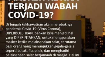 HUKUM MEMAKAI MASKER KETIKA SALAT SAAT TERJADI WABAH COVID-19