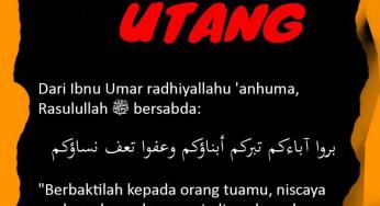 ZINA ADALAH UTANG YANG AKAN DIBAYAR OLEH KELUARGAMU