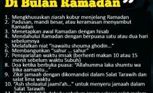 Niat padusan puasa ramadhan