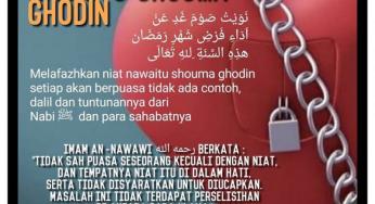BIDAHNYA BACA NIAT NAWAITU SHOUMA GHODIN