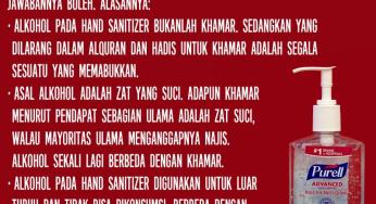 BOLEHKAH PAKAI HAND SANITIZER YANG MENGANDUNG ALKOHOL?