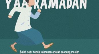 BERGEMBIRA MENYAMBUT RAMADAN SALAH SATU WUJUD KEIMANAN