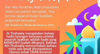 BOLEHKAH PUASA SETELAH PERTENGAHAN SYAKBAN?
