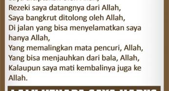 SANDARKAN SEGALANYA KEPADA ALLAH