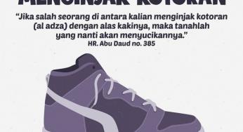 BILA ALAS KAKI TERKENA NAJIS