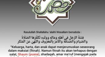 ORANG YANG BERPUASA AKAN MENDAPATKAN PENGAMPUNAN DOSA