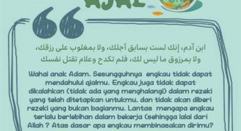 REZEKI DAN AJAL YANG SUDAH DITETAPKAN