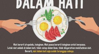 RUKUN DAN CARA BERNIAT PUASA (MATAN ABU SYUJA)