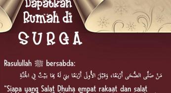 DAPATKANLAH JAMINAN RUMAH DI SURGA