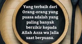 SIAPAKAH YANG TERBAIK DARI ORANG-ORANG YANG BERPUASA?