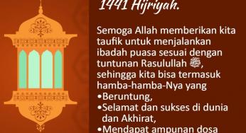 SELAMAT MENJALANKAN IBADAH PUASA RAMADAN 1441 HIJRIYAH