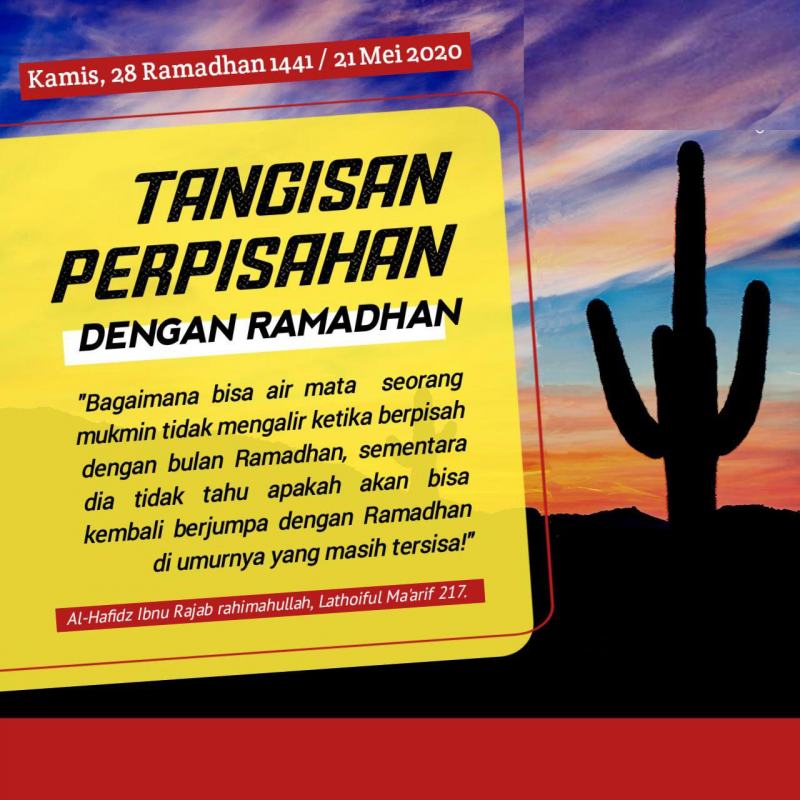 AIR MATA PERPISAHAN DI PENGHUJUNG RAMADAN