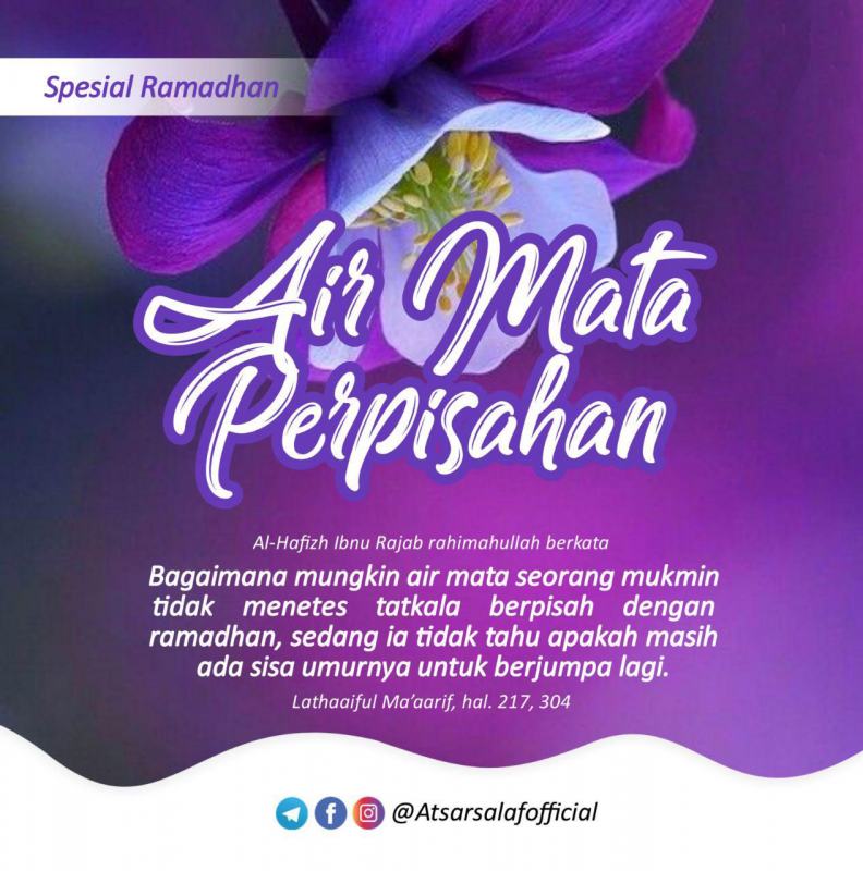 AIR MATA PERPISAHAN DI PENGHUJUNG RAMADAN