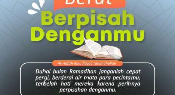 BERATNYA BERPISAH DENGAN RAMADAN