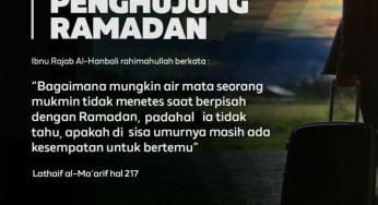 AIR MATA PERPISAHAN DI PENGHUJUNG RAMADAN