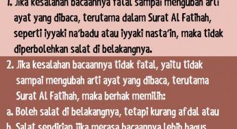 BOLEHKAH SALAT DI BELAKANG IMAM YANG BERMASALAH BACAAN ALQURANNYA?
