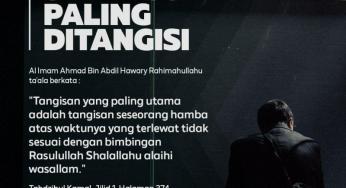 HAL YANG SEHARUSNYA PALING DITANGISI