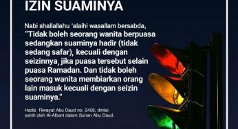 TIDAK BOLEH SEORANG WANITA BERPUASA TANPA IZIN SUAMINYA