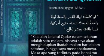 KEUTAMAAN MALAM LAILATUL QADAR