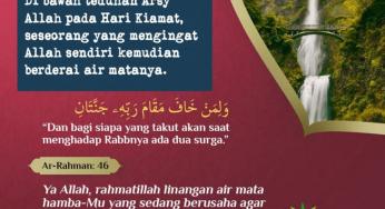 TANGISAN KARENA TAKUT KEPADA ALLAH