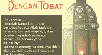 TUTUPLAH RAMADAN DENGAN BERTOBAT