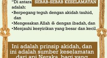 DI ANTARA SEBAB-SEBAB KESELAMATAN