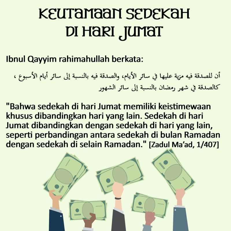 APA KEUTAMAAN SEDEKAH DI HARI JUMAT?