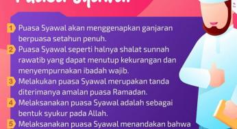 LIMA FAIDAH PUASA SaYAWAL
