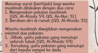 SUDAH BENARKAH JILBAB KITA?