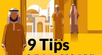 SEMBILAN TIPS PERGI SALAT BERJAMAAH DI MASJID