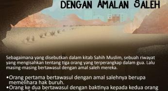 BOLEHNYA BERTAWASUL DENGAN MENYEBUTKAN AMALAN SALEH