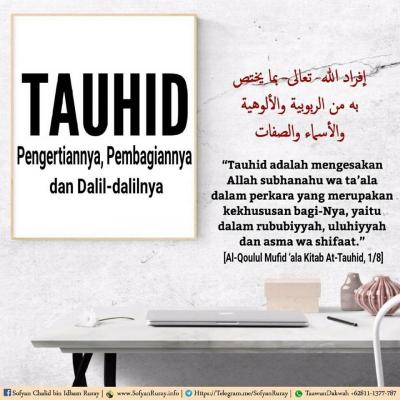 Tauhid Pengertian Pembagian Dan Dalil Dalilnya