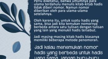 PENOMORAN HADIS (TARQIMUL AHADIS)