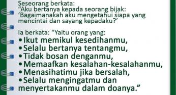 BENARKAH IA SAYANG PADAMU?