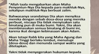 BINASALAH KITA SEMUA JIKA BUKAN KARENA KASIH SAYANG ALLAH