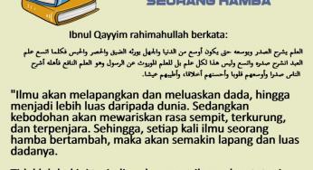 ILMU AGAMA AKAN MELAPANGKAN DAN MELUASKAN DADA SEORANG HAMBA