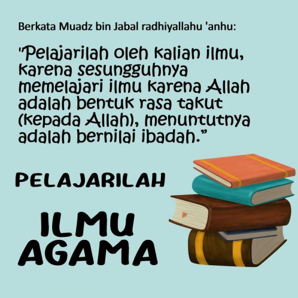 KEUTAMAAN BELAJAR ILMU AGAMA