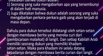 DUKUN ITU BUDAKNYA SETAN