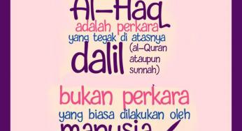 APA ARTI AL-HAQ?
