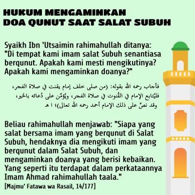 Qunut Subuh Archives - Nasihat Sahabat