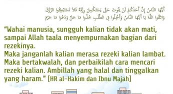 SELAMA ENGKAU HIDUP, REZEKIMU TERUS ADA!