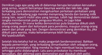 APA HUKUM DEMONSTRASI DAN BOLEHKAH WANITA IKUT DI DALAMNYA?