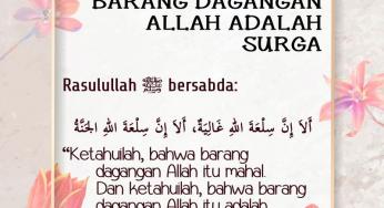 BARANG DAGANGAN ALLAH ADALAH SURGA