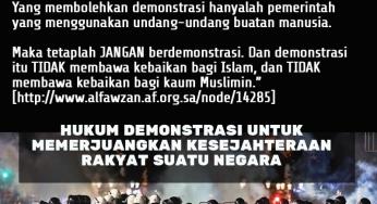 MENGINGKARI KEMUNGKARAN DENGAN DEMONSTRASI DAN PEMBUNUHAN, APAKAH TERMASUK METODE SYARI?