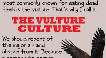 THE VULTURE CULTURE (BUDAYA BURUNG PEMAKAN BANGKAI)